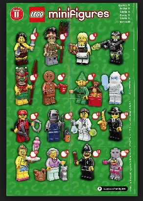 71002 Minifigures Series 11