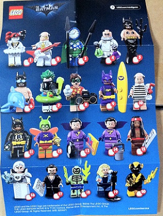 71020 The Lego Batman Movie series 2 minifigures