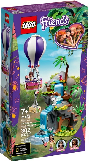 41423 Tiger Hot Air Balloon Jungle